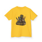 Kids Dark Academia Tee - Macabre School Supplies Skull