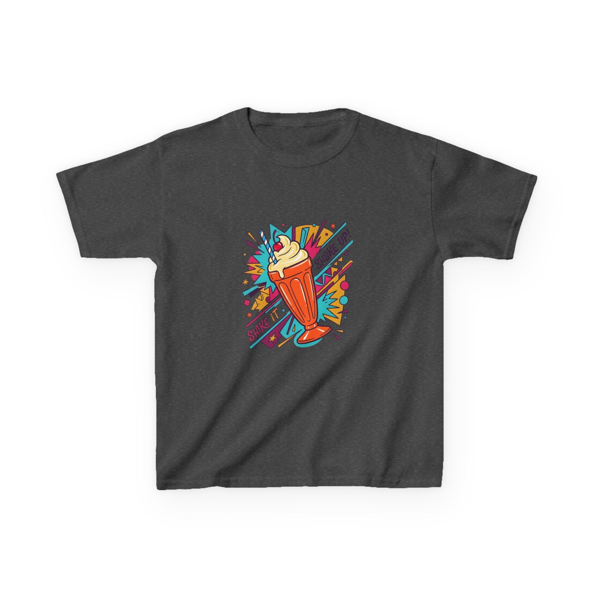 Kids Retro Pop Art Milkshake Tee - SHAKE IT UP! Dessert