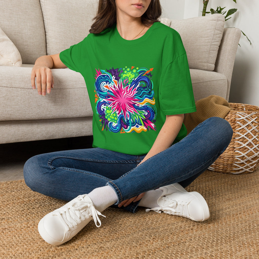 Abstract T-Shirt - Vibrant Graffiti Explosion | Unisex