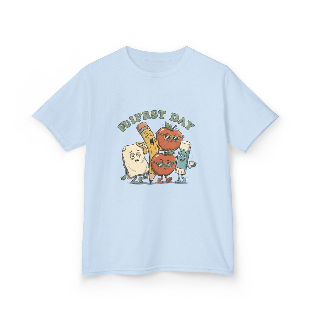 Kids Tee - Funny "FIRST DAY" Tired School Supplies Back to School 2026