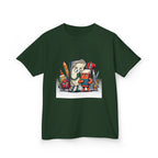 Kids Cartoon T-Shirt - Mischievous School Supplies & Stationery