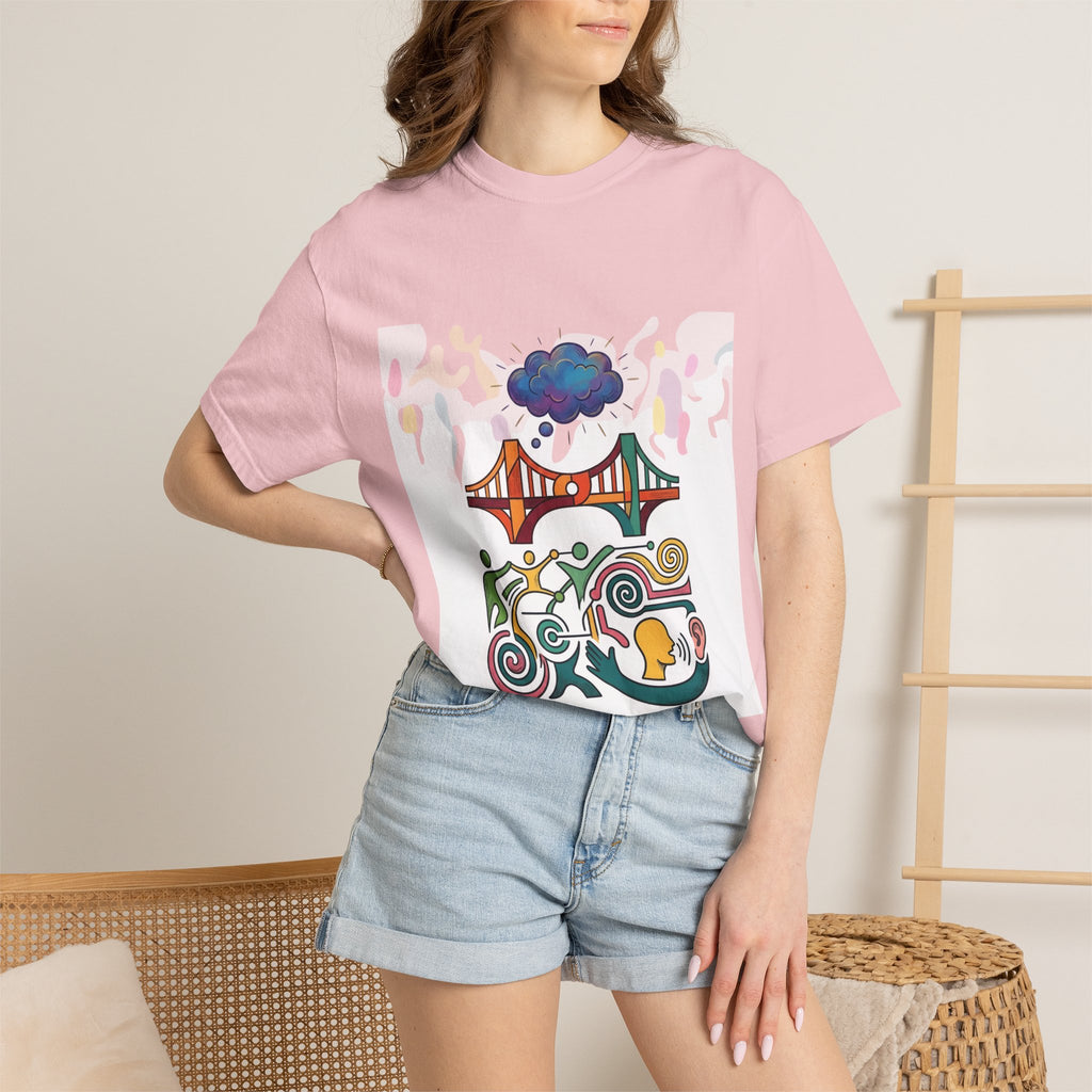 Comfort Colors T-shirt - Symbolic Connection | Abstract Communication