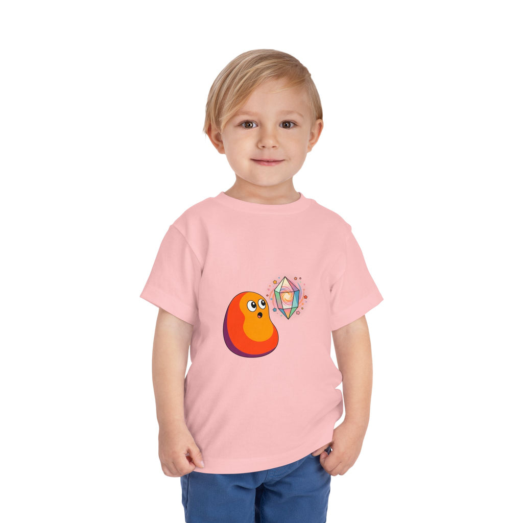 Toddler Short Sleeve Tee - Whimsical Cosmic Creature Stars