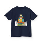Kids Tee - Flat Vector School Supplies Stack | Back to School 2026
