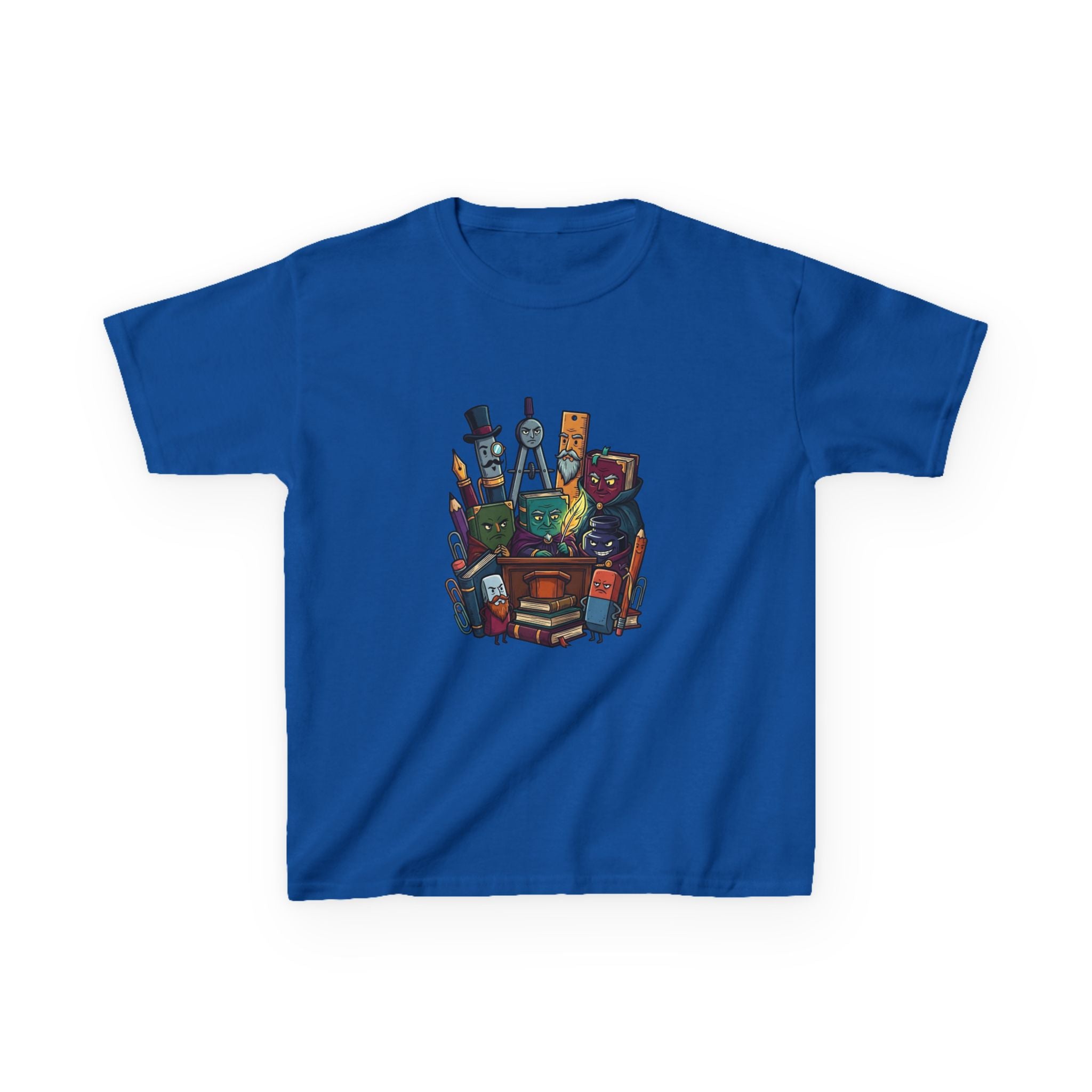Kids Tee - Whimsical School Supplies Characters | Back to School