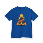 Kids Tee - Noir Stationery Detective Team | Cartoon Comic Style