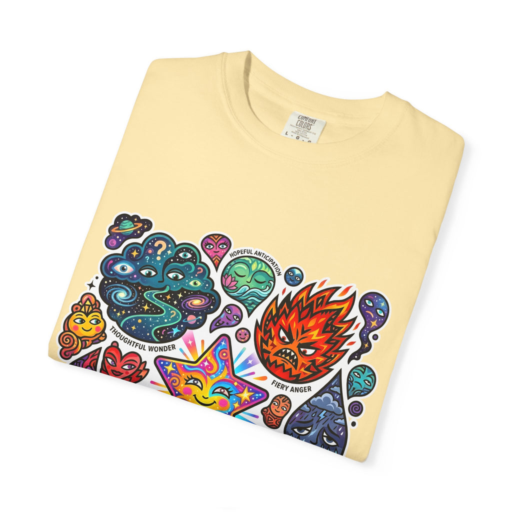 Comfort Colors T-Shirt - Psychedelic Emotions Art | Mental Health