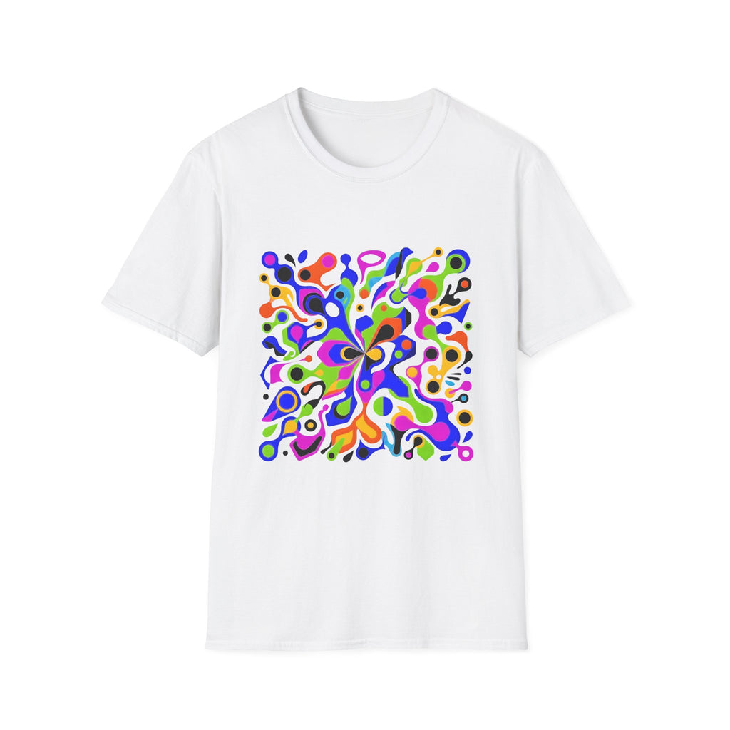 Unisex T-Shirt - Vibrant Organic Abstract | Psychedelic Flow