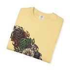 Unisex T-shirt - Dark Fantasy Celtic Skull Ankh | Garment-Dyed