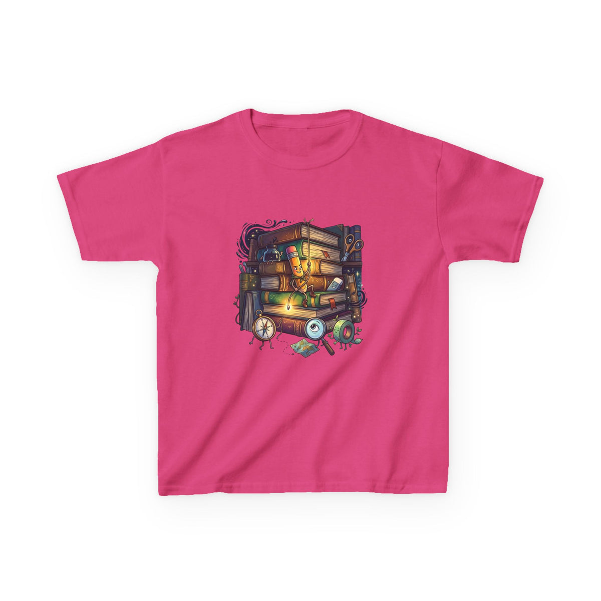 Kids Tee - Learning Adventure Books | Whimsical Storybook Gift