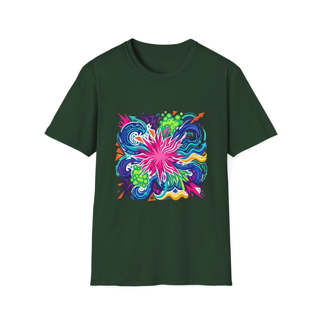Abstract T-Shirt - Vibrant Graffiti Explosion | Unisex