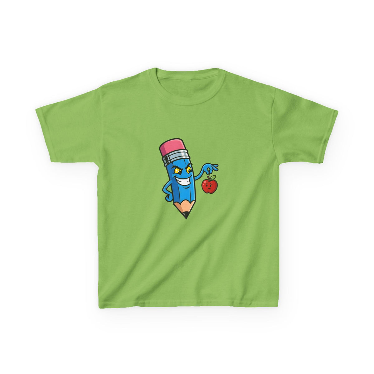 Kids Tee - Mischievous School Supplies Cartoon | Funny Education