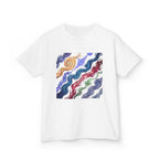Kids Tee - Vibrant Elemental Magic Energy | Fantasy Glow