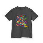 Kids T-Shirt - Geometric School Supplies Tee | Back to School
