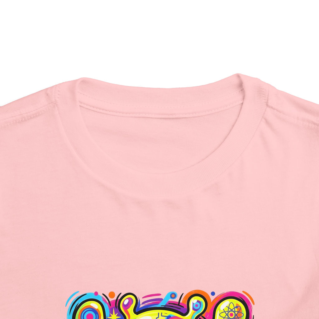 Toddler Tee - Vibrant Psychedelic Monster | Kids Abstract Cartoon Art