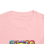 Toddler Tee - Vibrant Psychedelic Monster | Kids Abstract Cartoon Art
