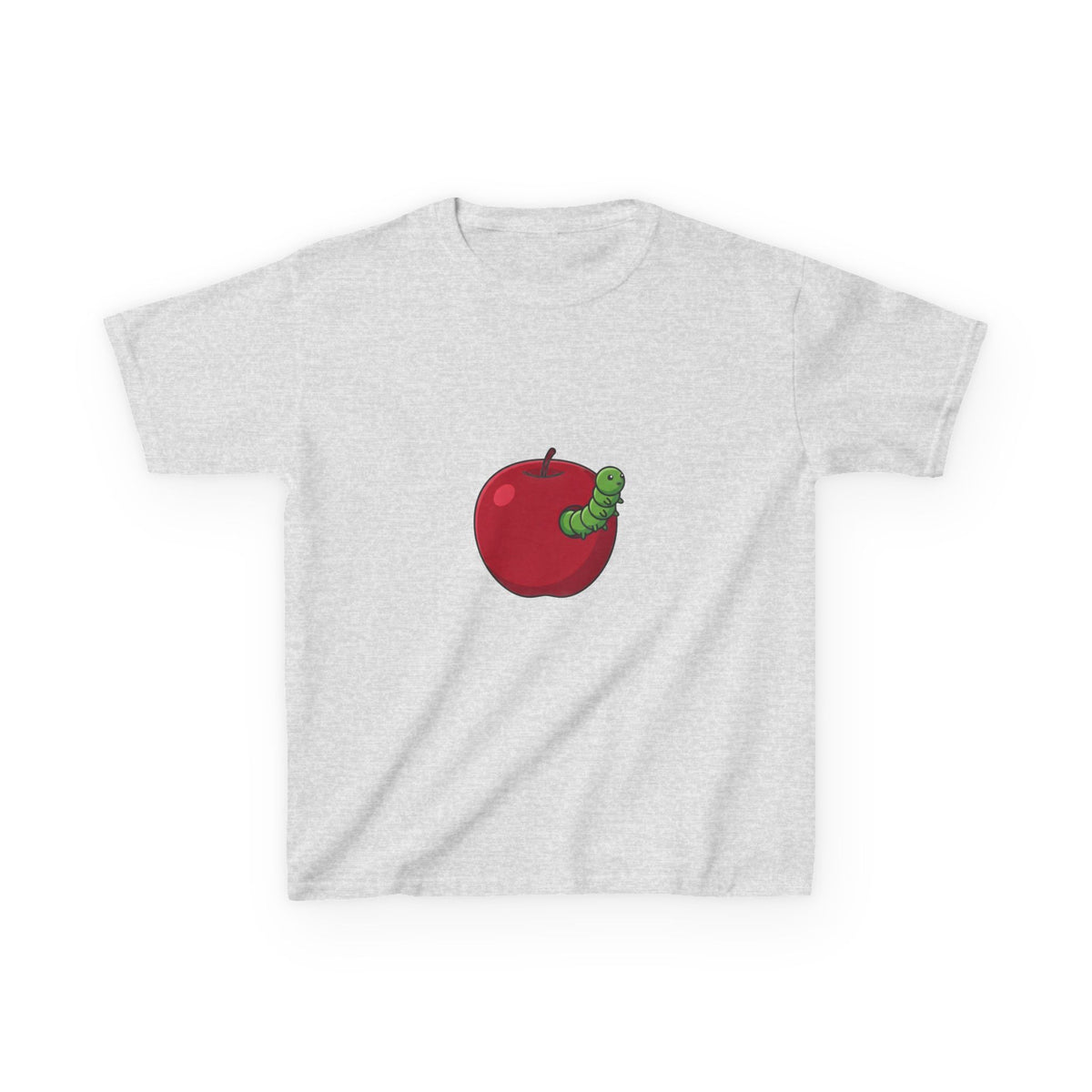 Kids T-Shirt - Cute Hungry Bookworm Caterpillar Apple Tee