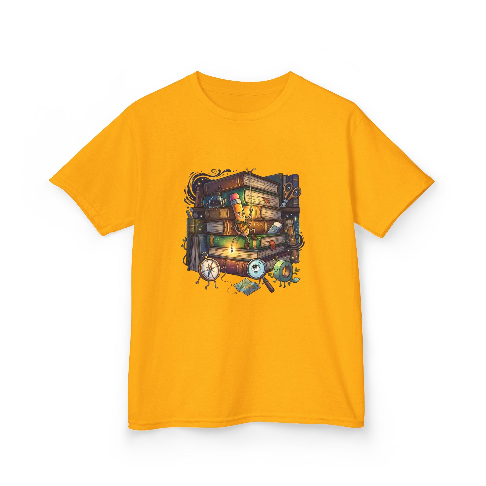 Kids Tee - Learning Adventure Books | Whimsical Storybook Gift