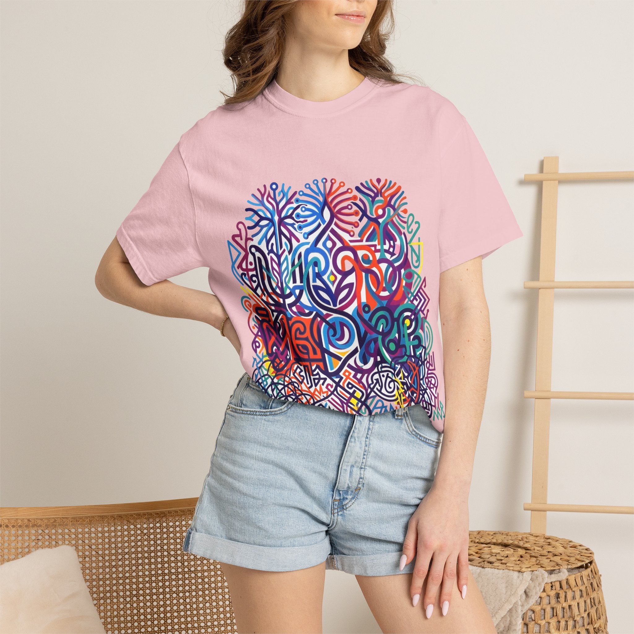 Unisex T-Shirt - Modern Abstract Organic Geometric Art | Comfort