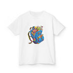 Kids Tee - Vibrant Geometric School Supplies Cartoon | Back to School