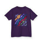 Kids Tee - Vibrant Elemental Magic Energy | Fantasy Glow