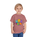 Toddler Monster Tee - Cute Happy Colorful Cartoon Kids Shirt