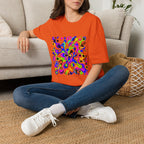 Unisex T-Shirt - Vibrant Organic Abstract | Psychedelic Flow