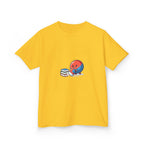 Kids Heavy Cotton Tee - Cute School Learning Cartoon Shirt