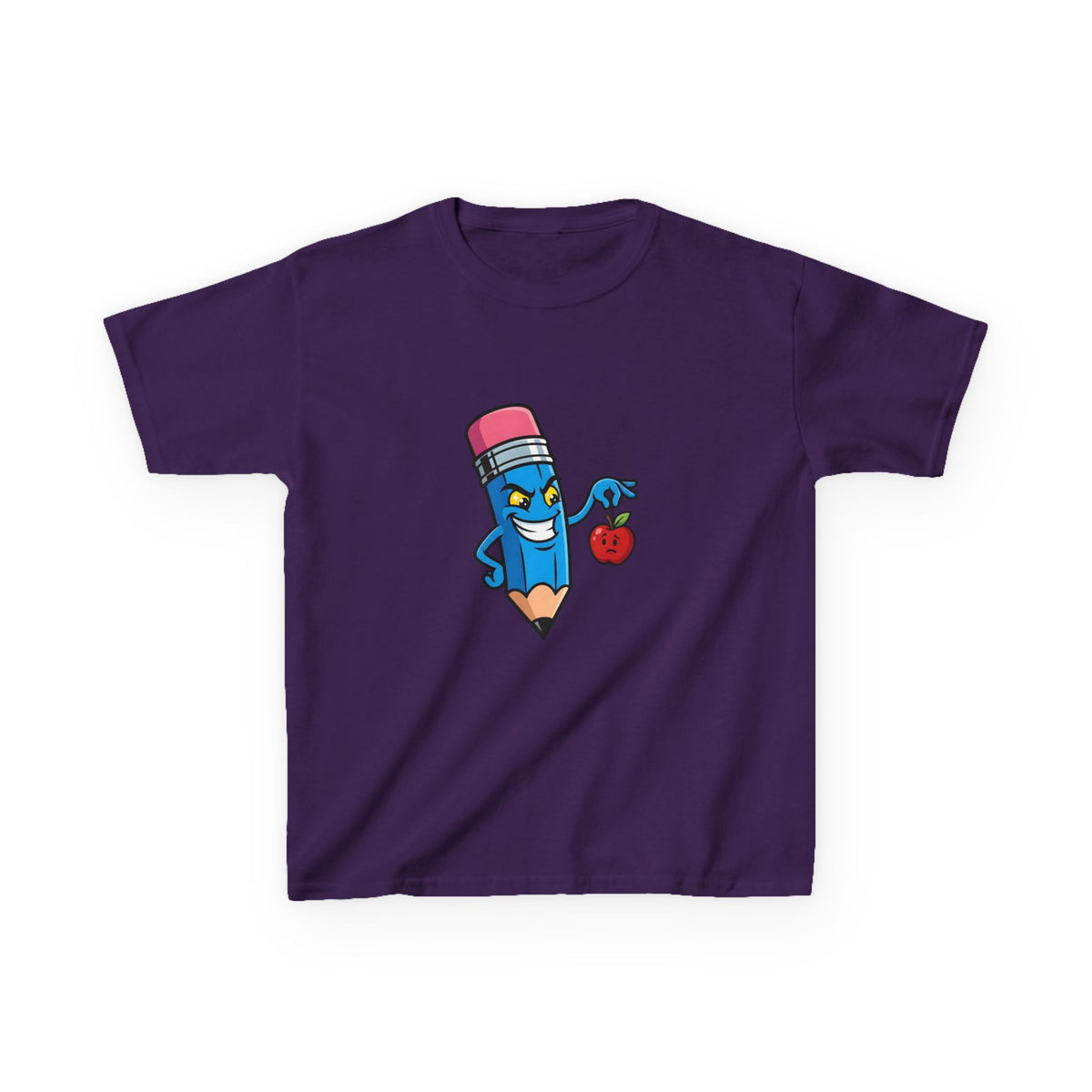 Kids Tee - Mischievous School Supplies Cartoon | Funny Education