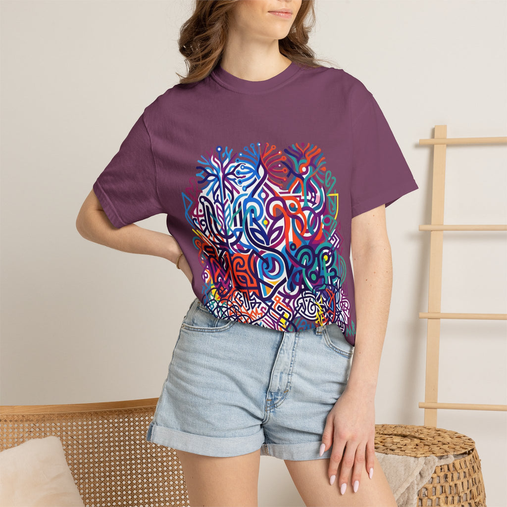 Unisex T-Shirt - Modern Abstract Organic Geometric Art | Comfort
