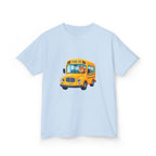 Kids School Bus T-Shirt - Cute Squirrel Driving Cartoon Tee | Back to
