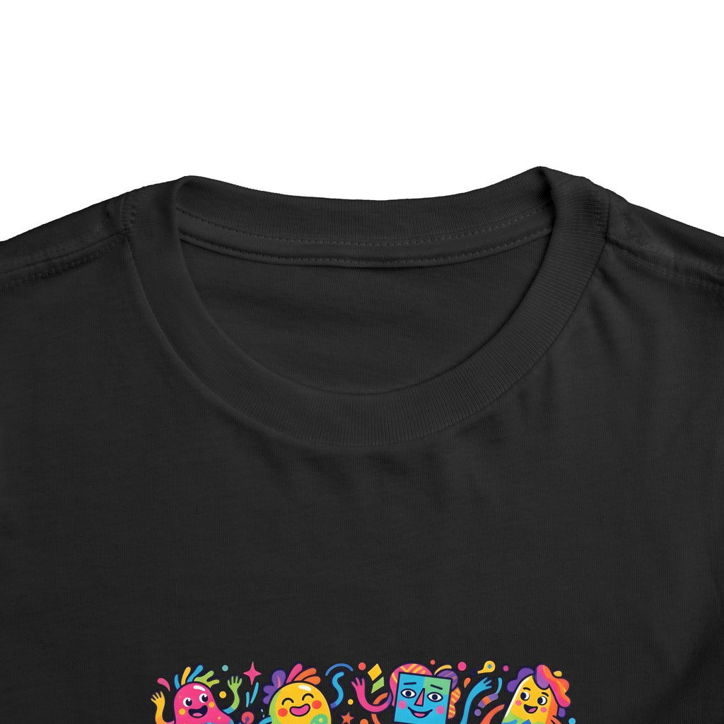 Toddler T-Shirt - Vibrant Whimsical Creatures | Doodle Art