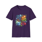 Abstract T-Shirt - Whimsical Watercolor Mandala | Surreal Figures