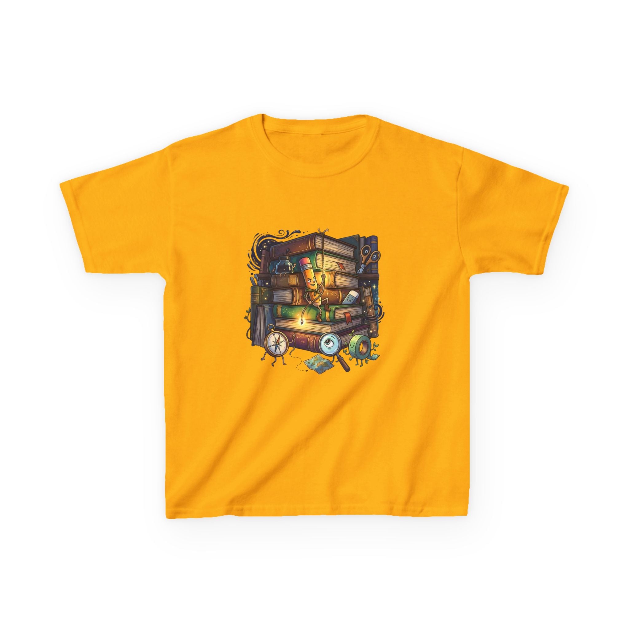 Kids Tee - Learning Adventure Books | Whimsical Storybook Gift