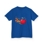 Kids Abstract Fruit Tee - Vibrant Apple Art | Creative Design