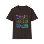 Unisex T-Shirt - Cosmic Folk Art Eye & Snake | Spiritual Nature