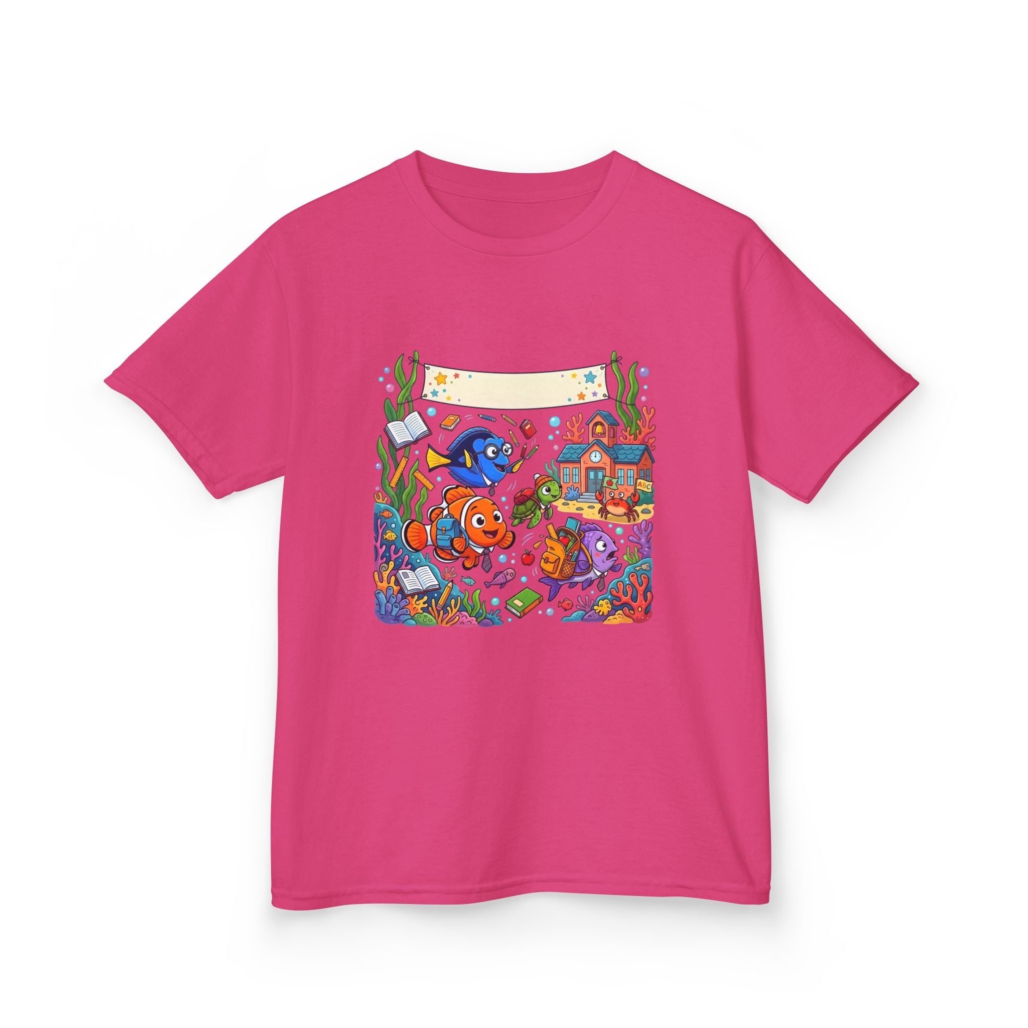 Kids T-Shirt - Whimsical Underwater School ABC | Back to School