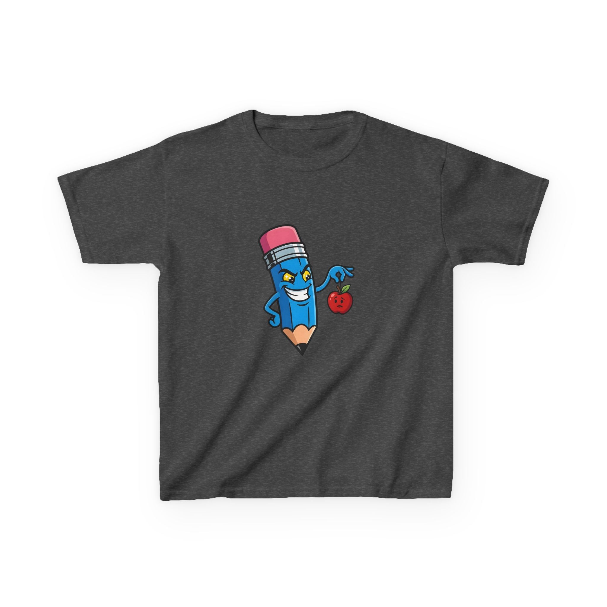 Kids Tee - Mischievous School Supplies Cartoon | Funny Education