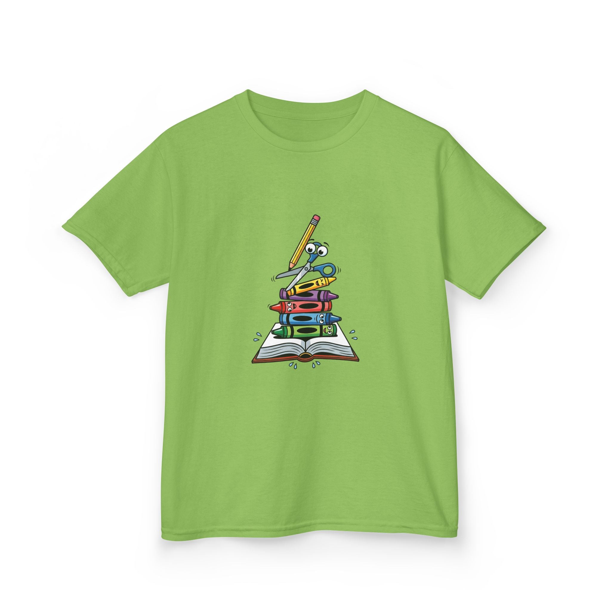Back to School Kids Tee - Art Supplies Fun Design | 2026