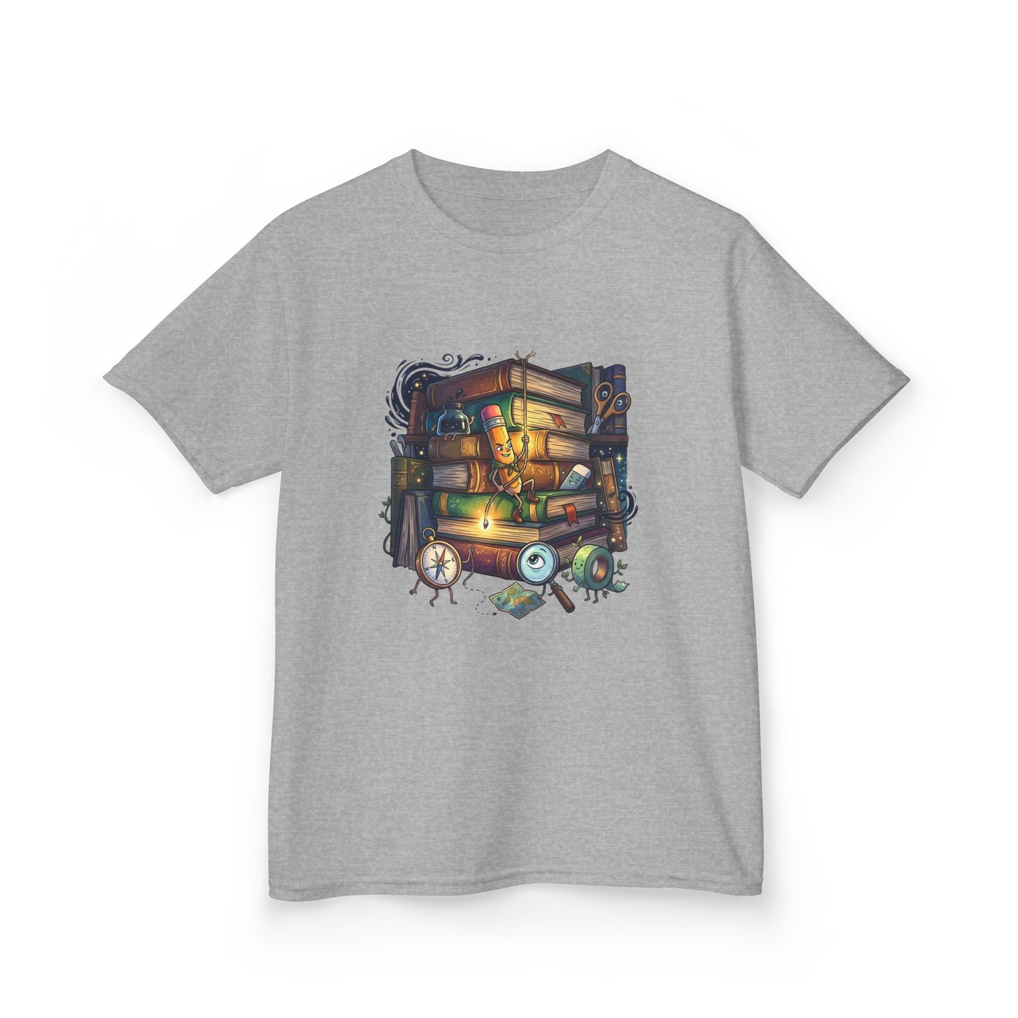 Kids Tee - Learning Adventure Books | Whimsical Storybook Gift