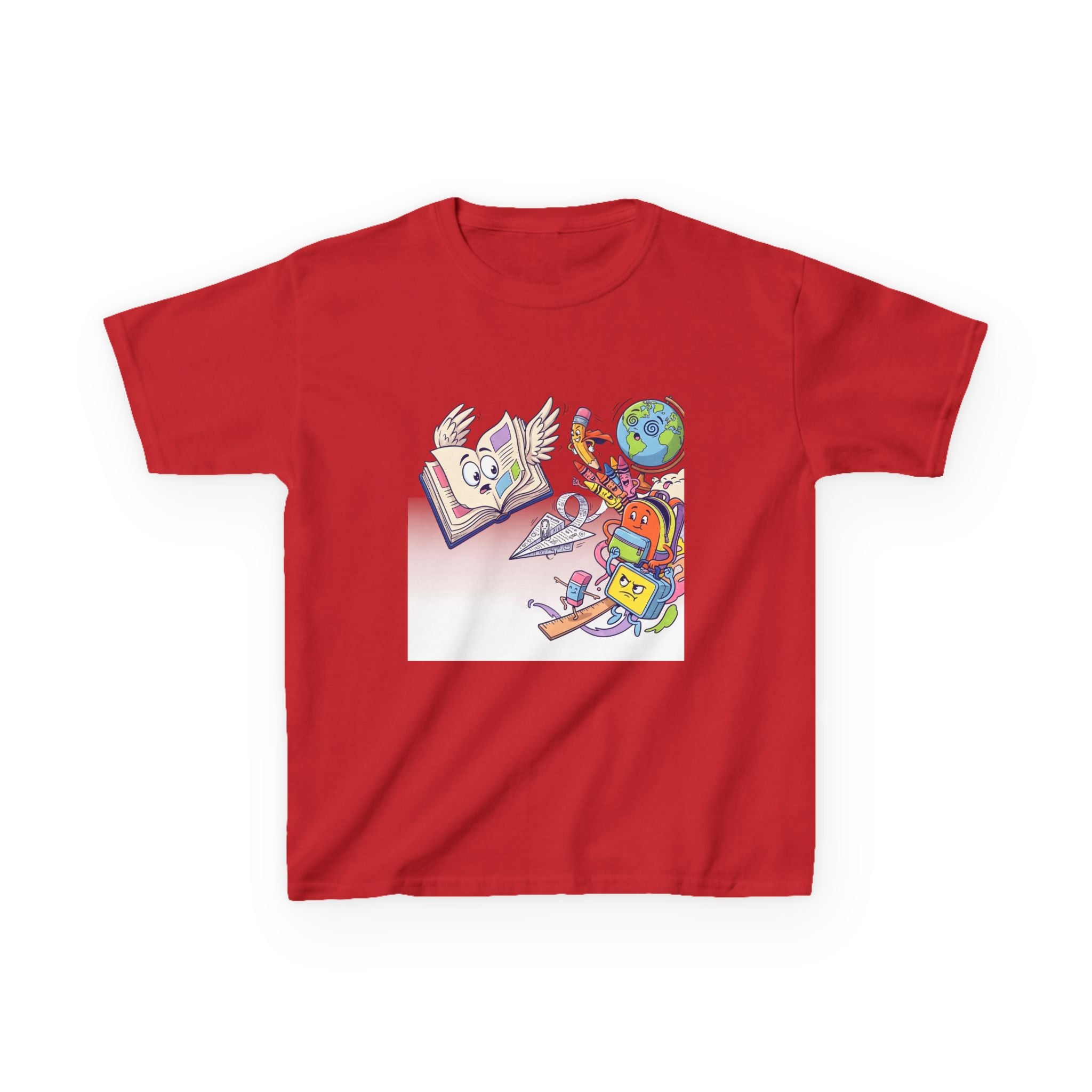 Kids Tee - Cute HOMEWORK Whimsical School Supplies | Back to School
