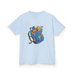 Kids Tee - Vibrant Geometric School Supplies Cartoon | Back to School