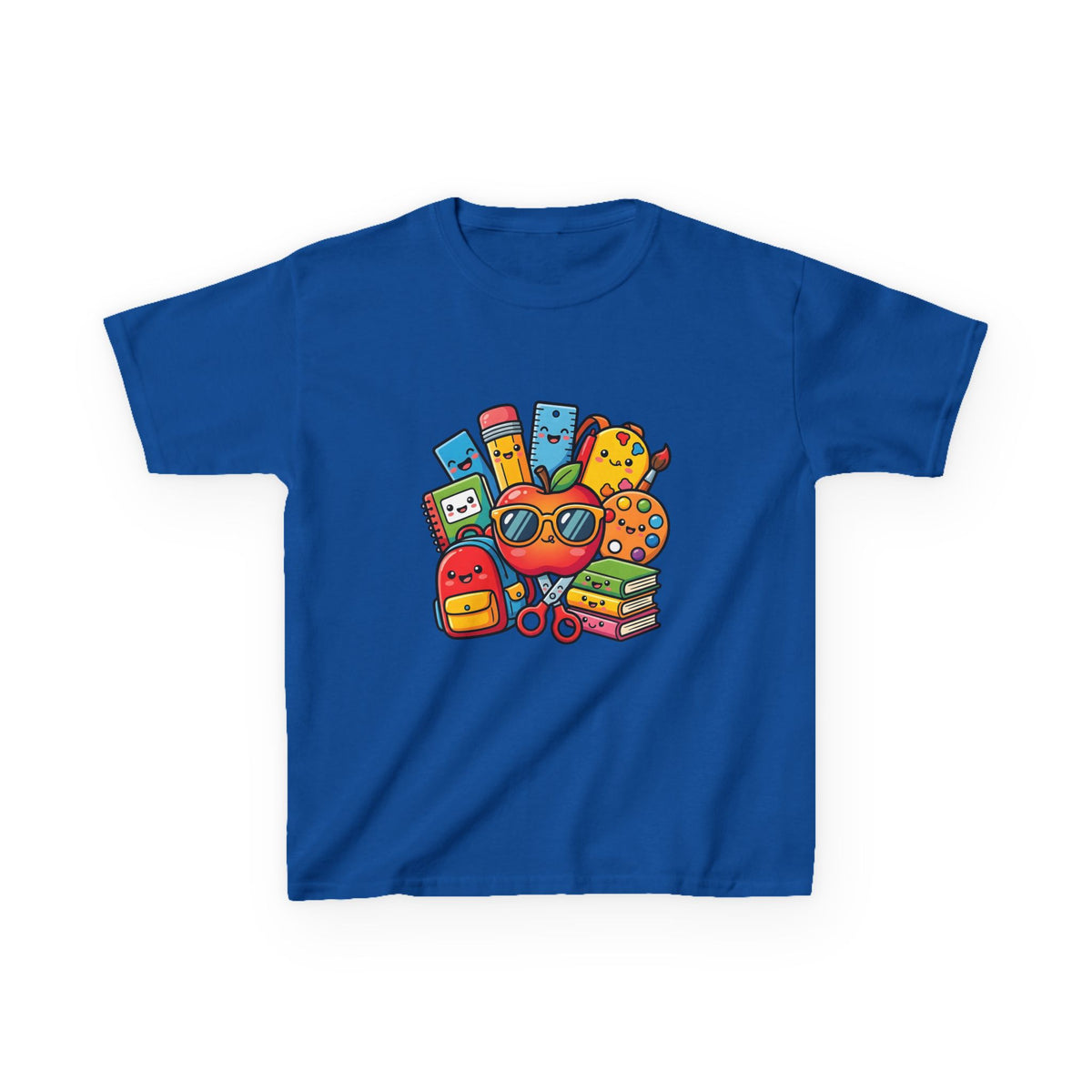 Kids Back to School T-Shirt - Kawaii School Supplies Art | 2026