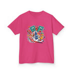 Kids Back to School Tee - Playful School Supplies Cartoon