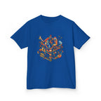 Kids Daily Routine T-Shirt - Whimsical Cartoon Machine