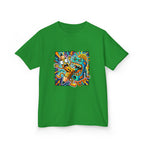Kids Tee - Dynamic School Supplies Cartoon | Back to School Fun