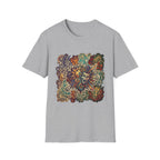 Unisex T-Shirt - Retro Psychedelic Theater Comedy Mask | Abstract Art