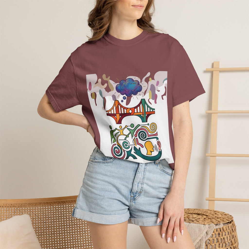 Comfort Colors T-shirt - Symbolic Connection | Abstract Communication