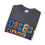Unisex T-Shirt - Retro Tech 8-Bit Digital Display | Comfort Colors