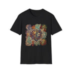 Unisex T-Shirt - Retro Psychedelic Theater Comedy Mask | Abstract Art